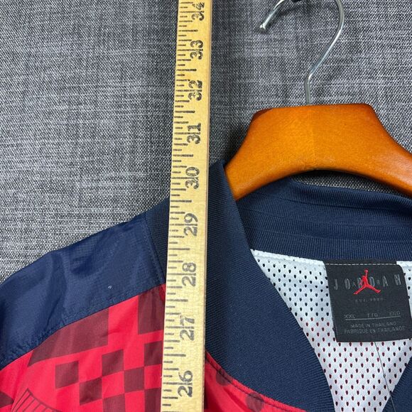 Jordan Legacy Flight FIBA Men's Blue Red Basketball Jacket Sz XXL NWT CJ9082-451 - Picture 4 of 9